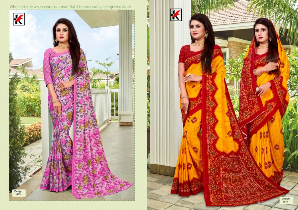 Halla bol 101 Renial  Exclusive Latest Fancy Daily Wear Printed Saree Collection 